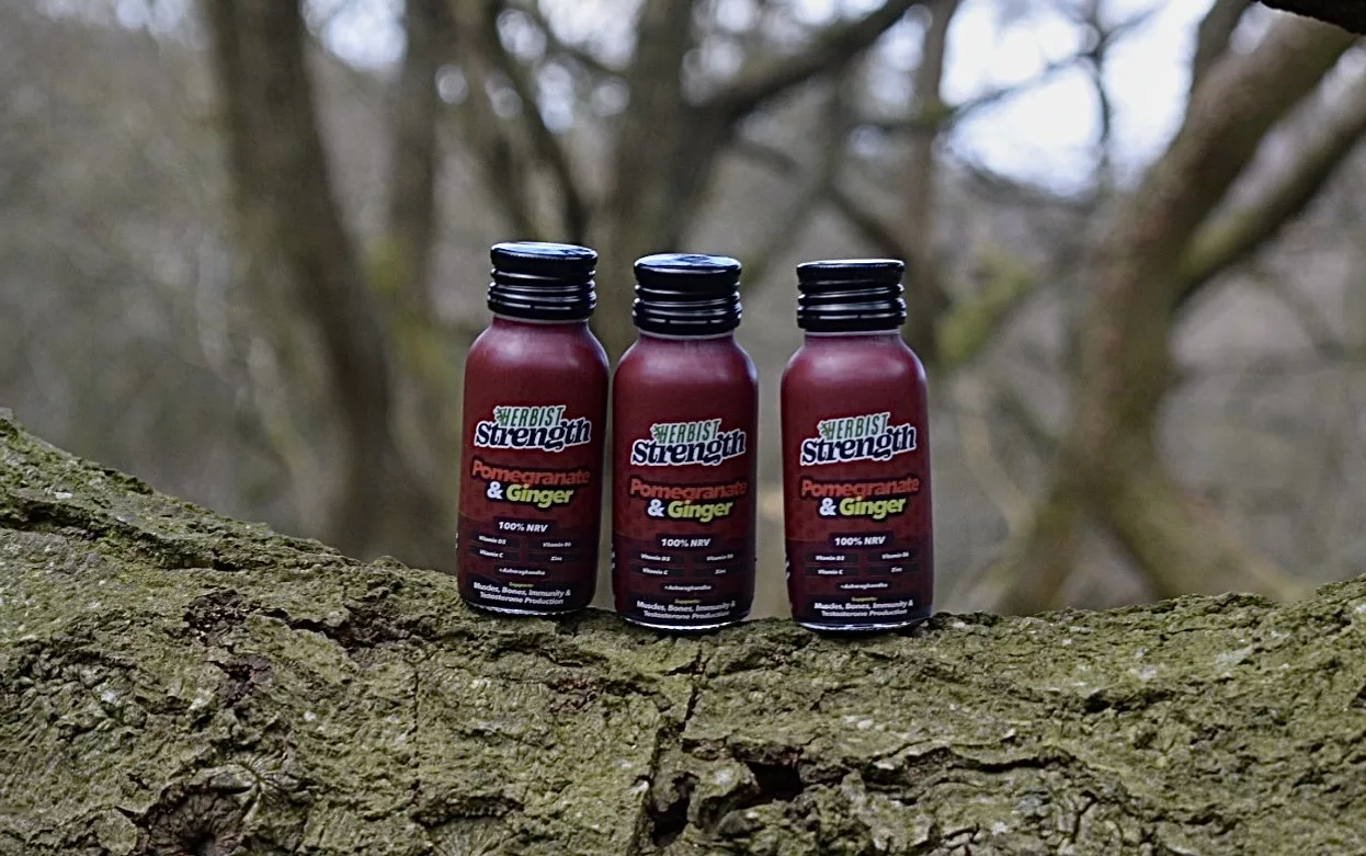 Introducing the Herbist Pomegranate and Ginger Strength Shot: Unleash Your Inner Power 🌱